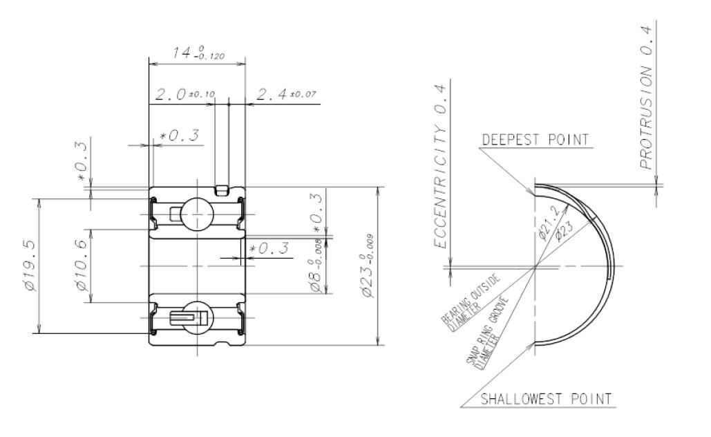 Генераторный подшипник B8-85T12DDNCXMC3E