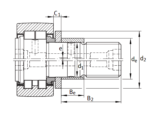 Опорный ролик NUKRE 90