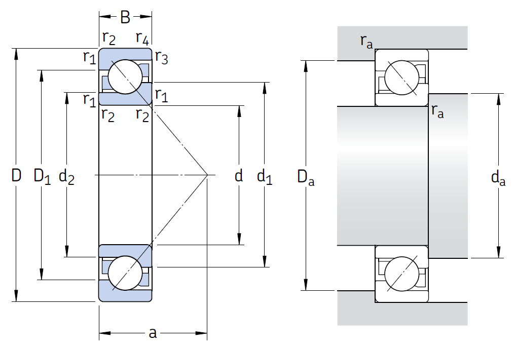 Сверхточный подшипник 7205 CD/P4A