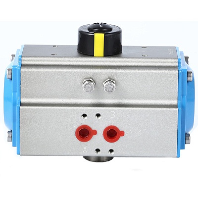 Q672-150FC-15-PBT052D- Кран шаровый Дн 15,площадка ISO5211 в комплекте с пневмоприводом двойного действия