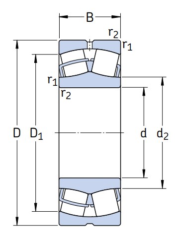 Сферический роликовый подшипник 21313 E