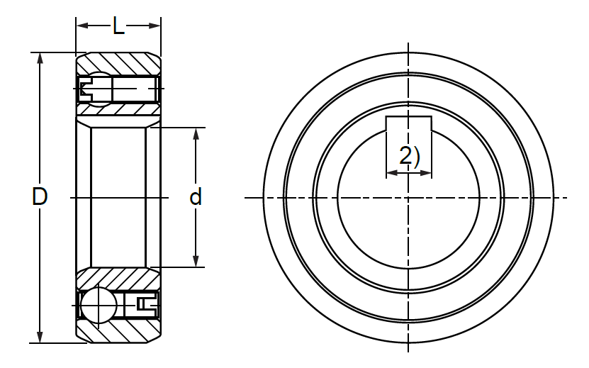 Обгонная муфта CSK 20 P