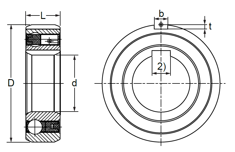 Обгонная муфта CSK 30 PP