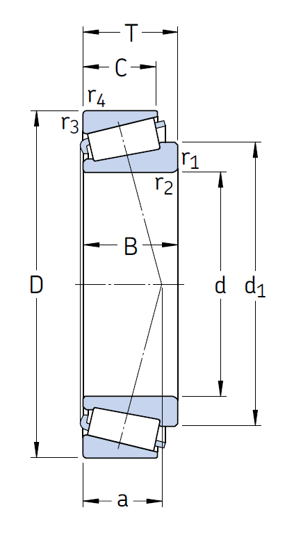 Конический роликовый подшипник 30205 J2/Q