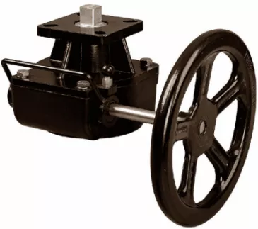 РД-1 Устройство ручного дублирования червячного типа, площадка ISO 5211, максимальный Мкр на валу дублера 280