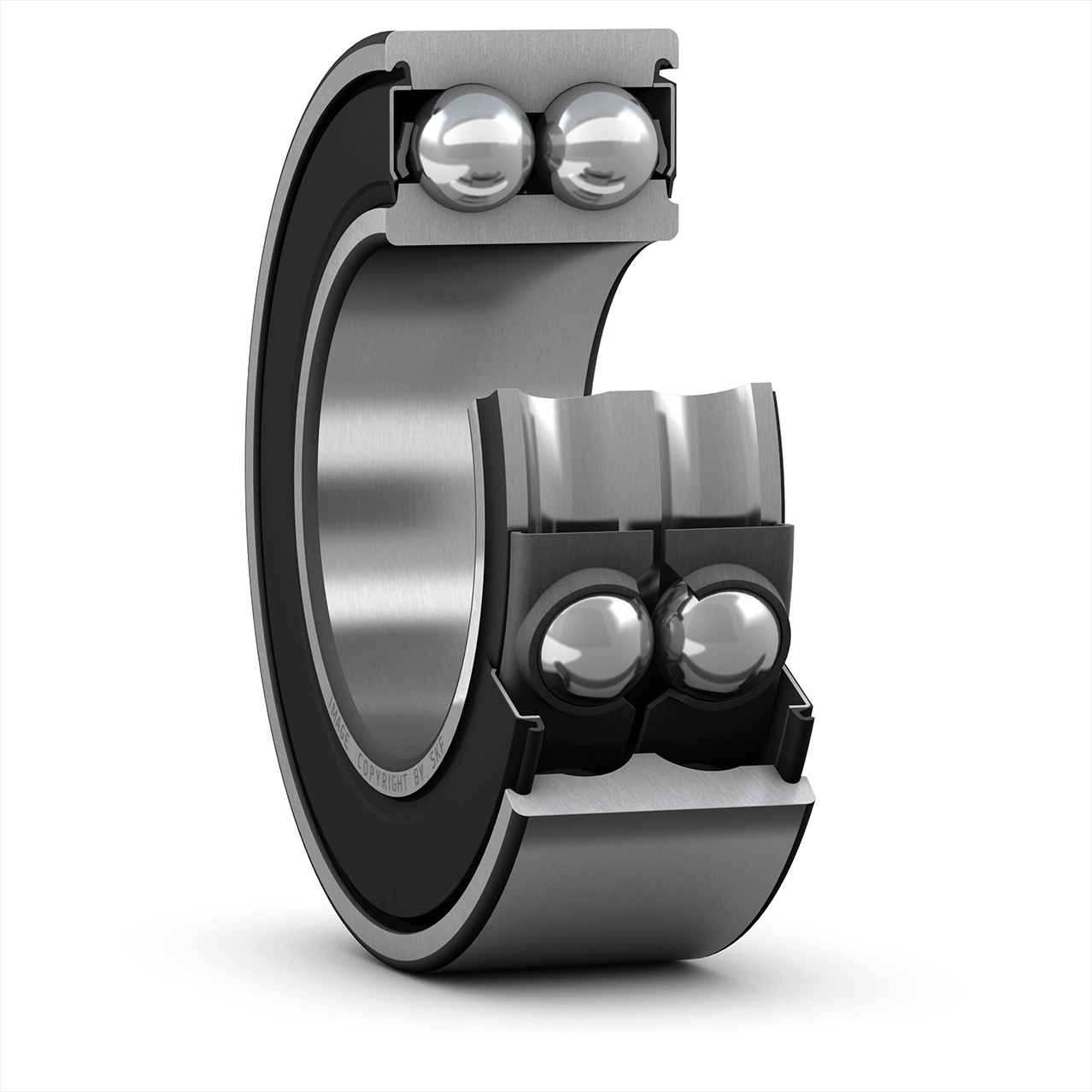 Упорный, радиальный шариковый подшипник 3205 A-2RS1/MT33