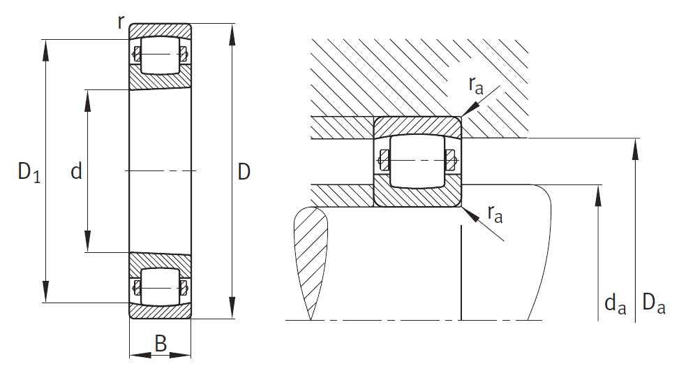 Сферический роликовый подшипник 20205 KTVPC3