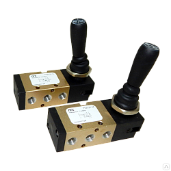 3/2, 5/2 Пневмораспределители TSV с ручным управлением