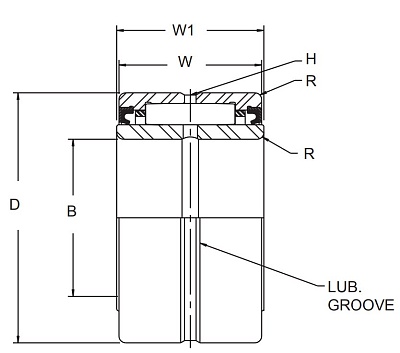 Опорный ролик MR 40 SS