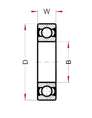 Высокотемпературный подшипник 6205 BHTS ZZ C4 220°-250° (BECO)