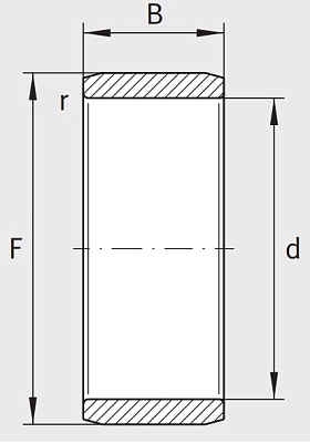 Внутреннее кольцо IR 45x50x25 XL