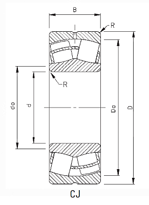 Сферический роликовый подшипник&nbsp;&nbsp;21307 EJW33