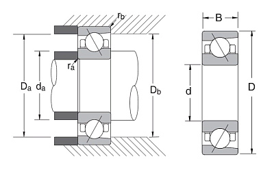 Сверхточный подшипник 7005 CTRDUMP3