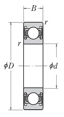 Генераторный подшипник B17-123T1XDDG8C3E