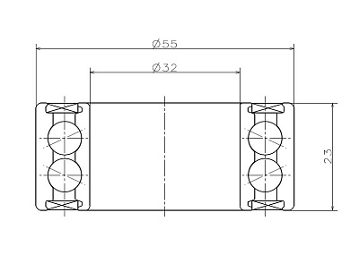 Подшипник кондиционера 32BD45-A-1T12DDUCG21
