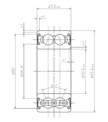 Подшипник кондиционера 30BD40T12VVCG21