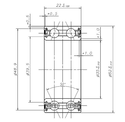 Подшипник кондиционера 35BD5222.T1XDDUM2CG01