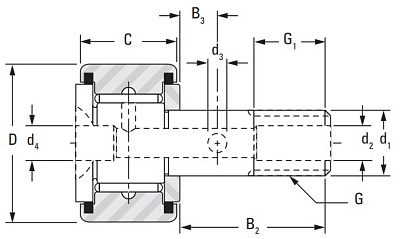 Опорный ролик CR 36 VBUU (IKO)