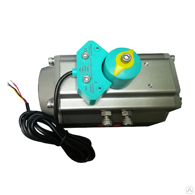 ALS-200D Блок концевых выключателей поворотного пневматического привода, индуктивный, DC/AC 5-240V, 300mA,