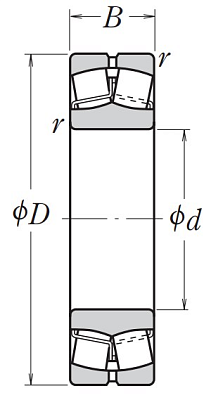 Сферический роликовый подшипник 21313 EAKE4 C3