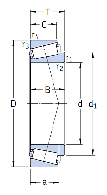 Конический роликовый подшипник 30208 J2/Q