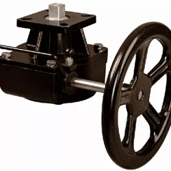 РД-1 Устройство ручного дублирования червячного типа, площадка ISO 5211, максимальный Мкр на валу дублера 280