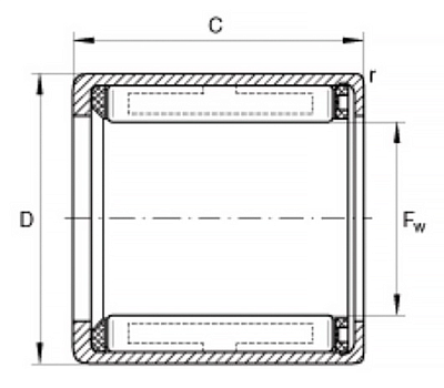 Обгонная муфта HF 1012 -L564