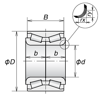 Ступичный подшипник ZA-34BWD04 BCA70
