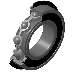 Высокотемпературный подшипник 6201-2RSHNR/C3GJN